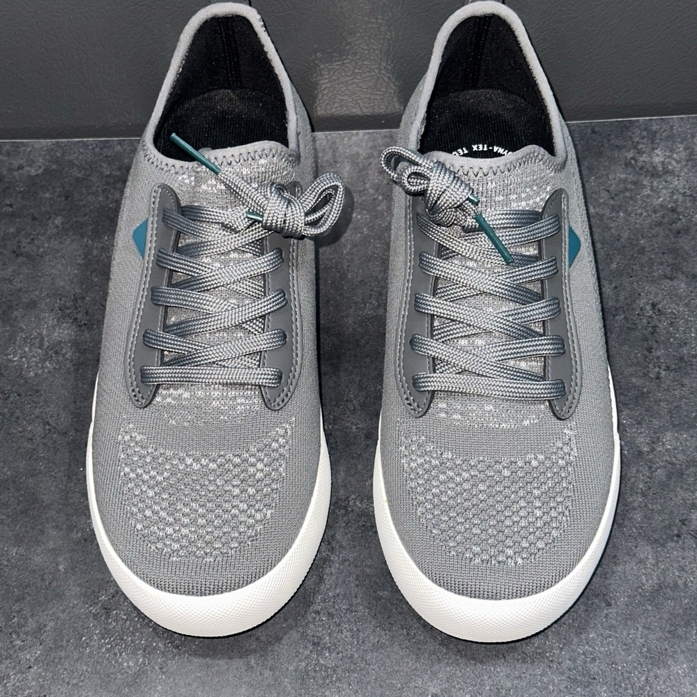 Vessi Weekend Sneaker Womens Size 8 Waterproof Shoes Concrete Grey Mens 7 EUC - Picture 6 of 12